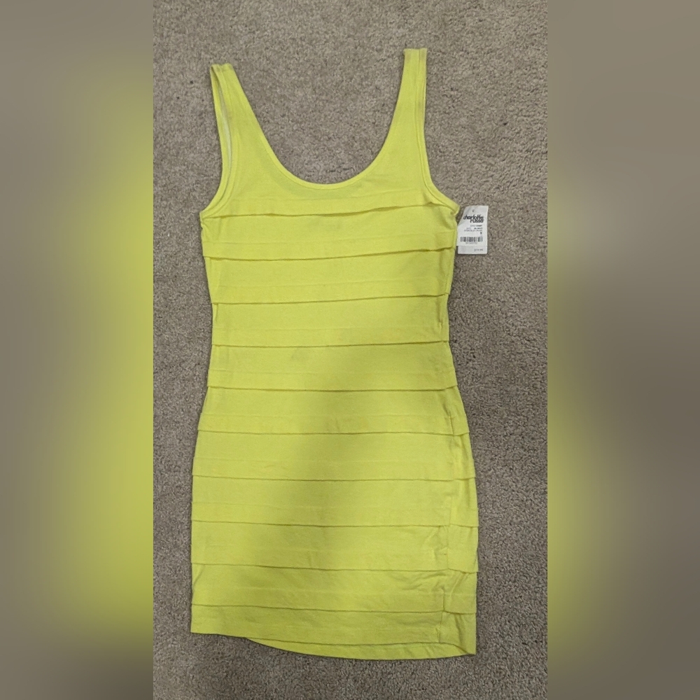 Charlotte Russe Chartreuse Dress